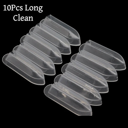 Transparent Plastic Cuticle Nipper Protective Cover Anti-Scratch Dustproof Storage Sleeve Nail Tool Tip Guard Cap
