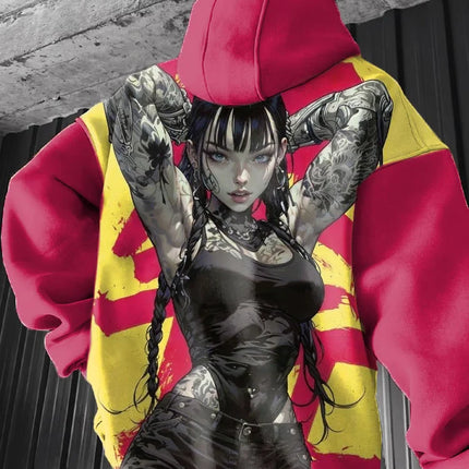 Anime Character 3d Print Hoodies Men Women Fashion Hoodies Sweatshit Sexy Girls Coats Women Sweats Womens Clothing Oversized New