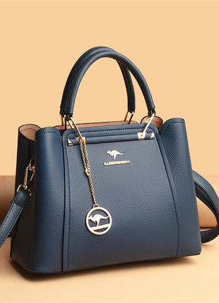 2024 Luxury Women Designer 3 Layers Shoulder Crossbody Sac Ladies Large Capacity Leather Handbags Shopper Brand Messenger Totes PlatiNum
