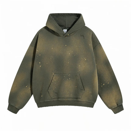 Custom LOGO2024 autumn and winter 450g cotton polyester terry old men's and women's street suits oversize loose washing hoodie PlatiNum