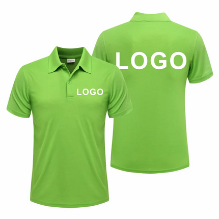 Summer Casual Polo Shirt Breathable Economical Custom Polo for Company Staff Work Polo Shirt with Custom Logo Print Embroidery