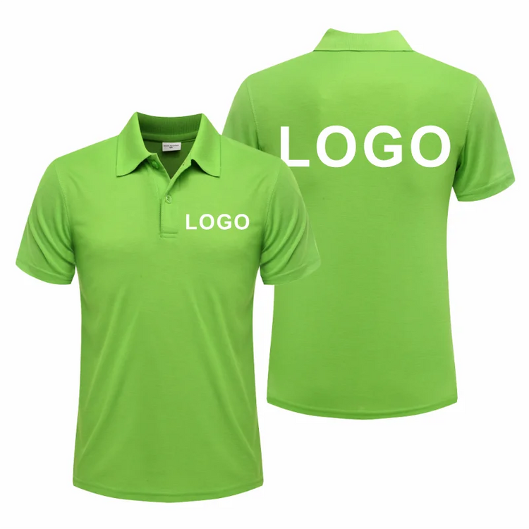 Polo casual estiva Polo personalizzata traspirante economica per società personale Polo da lavoro con ricamo con stampa logo personalizzato