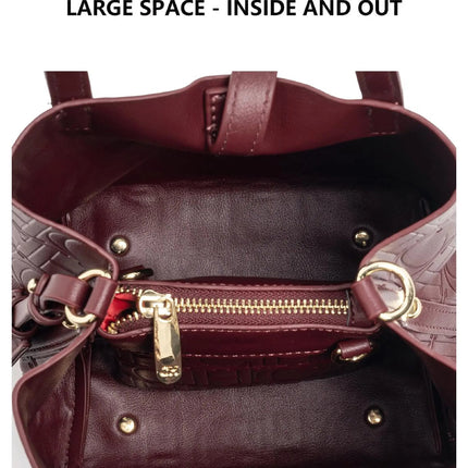 CH Large Capacity Handbag Luxury Brand Temperament Letter Print with Lock Design 2025 Trendy Women's Crossbody Bag PlatiNum