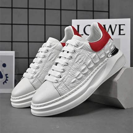 Leather Shoes Men's Skateboard Cricket for Men Sports Running Sneakers Male Luxury Designer Flats Platform