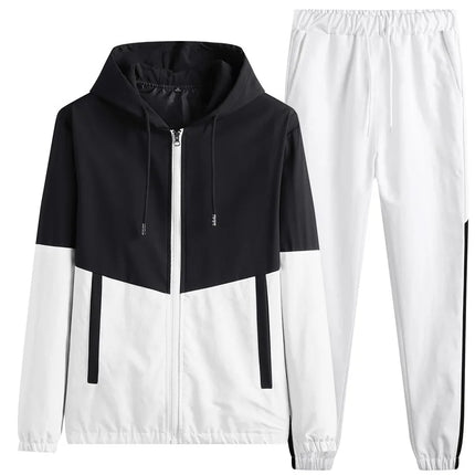 M-6XL-New-Men's-Sportswear-Set-from-Japan-South-Korea-Autumn-Casual-Wear-Men's-Hooded-Jacket-Leg-Tied-Pants-Trendy-Casual-Suit