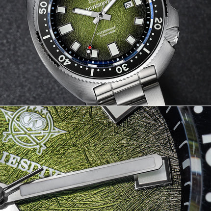 ADDIESDIVE Japan2115 New Men Watch Sapphire Glass BWG9 Ultra-Bright Luminous 200m Waterproof Wristwatch Luxury Quartz Watches