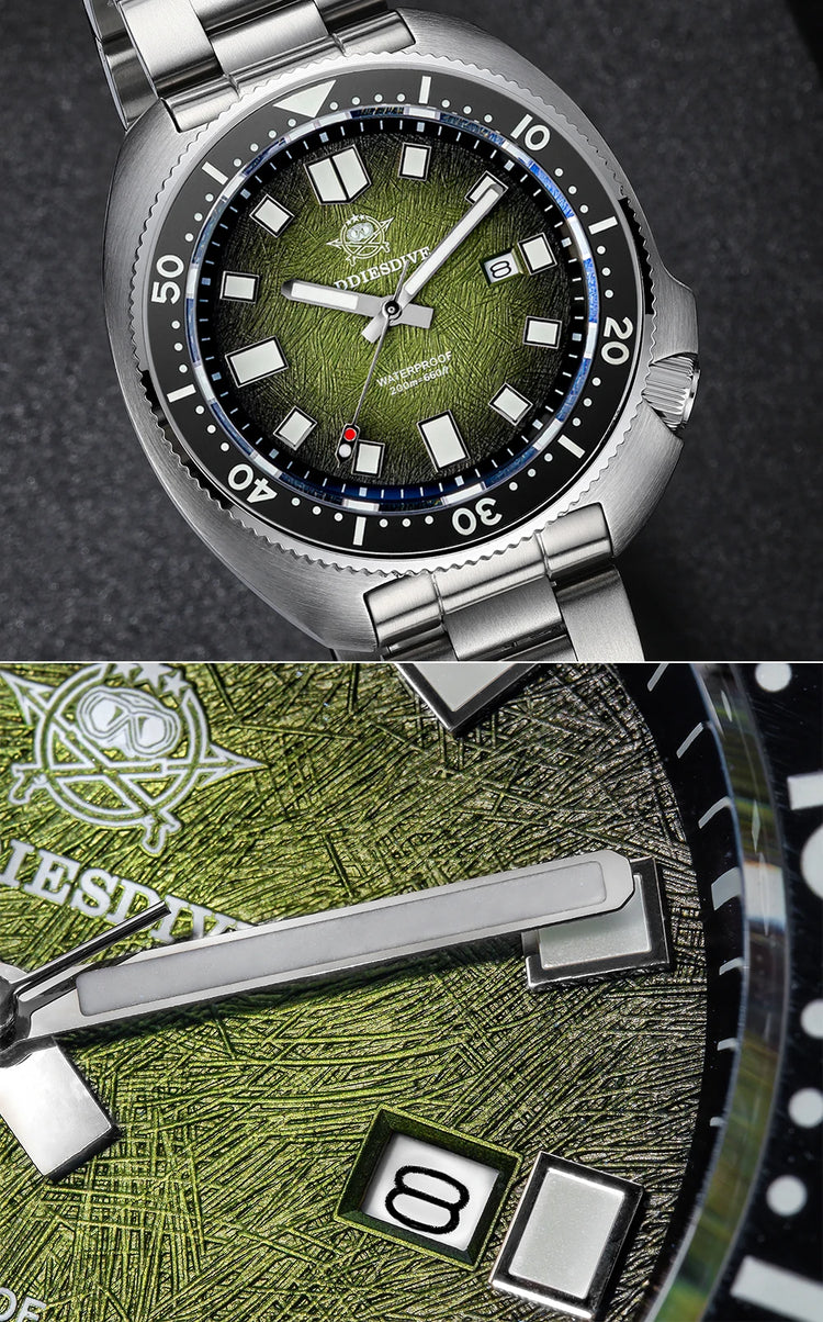 ADDIESDIVE Japan2115 New Men Watch Sapphire Glass BWG9 Ultra-Bright Luminous 200m Waterproof Wristwatch Luxury Quartz Watches