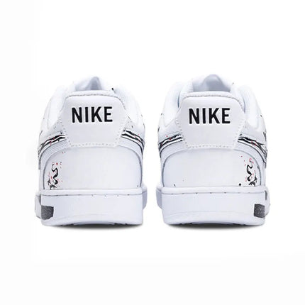 Sneakers Personalizzate Nike Court Vision 1 Low Ink Wash Stile Cinese Splatter Resistenti all'Usura Scarpe da Skate per Uomo platinumshop