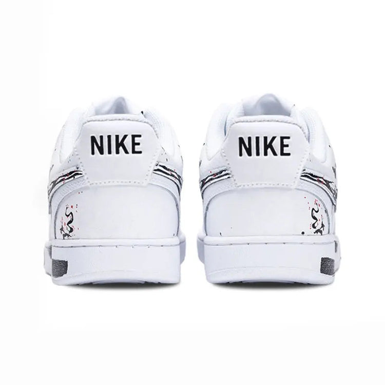 Sneakers Personalizzate Nike Court Vision 1 Low Ink Wash Stile Cinese Splatter Resistenti all'Usura Scarpe da Skate per Uomo platinumshop