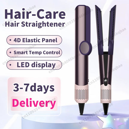 Professional Hair-care Styling Tool Hair Straightener & Hair Dryer Heat-Up Hair Flat Iron Negative Ion Iron Household Hair Dryer