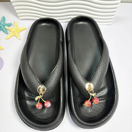 Infradito da donna multicolori estivi Sandali con fiocco in orsacchiotto metallico alla moda Sandali da spiaggia per le vacanze a casa Calzature versatili