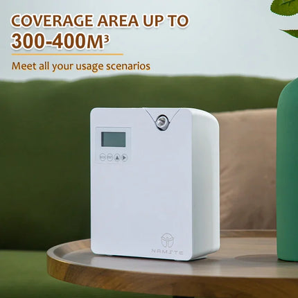 NAMSTE Diffusore di oli essenziali per la casa con macchina per l'aria profumata con tecnologia intelligente Spruzzatore per deodoranti per aromaterapia Bluetooth WiFi