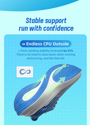 Scarpe da corsa con cuscino d'aria ONEMIX, sneakers sportive traspiranti per esterni, scarpe leggere da jogging e camminata PlatiNum