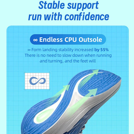 Scarpe da corsa con cuscino d'aria ONEMIX, sneakers sportive traspiranti per esterni, scarpe leggere da jogging e camminata PlatiNum
