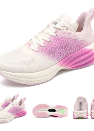 ONEMIX Scarpe da corsa da uomo in stile cinese Traspirante Carattere di moda Vamp Cuscino d'aria Scarpe sportive Scarpe da ginnastica da passeggio all'aperto PlatiNum