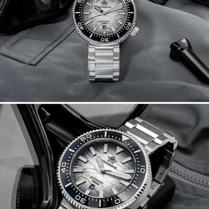 ADDIESDIVE New Men's Automatic Dive Watch Sapphire Crystal 3D Dial Ultra Bright Lume 1000m Water Resistance Men's Business Watch