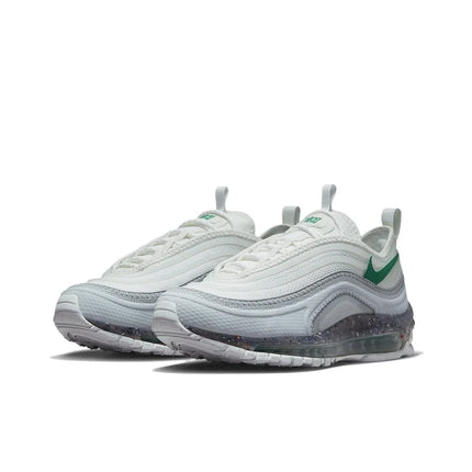 Scarpe da Corsa Nike Air Max 97 da Uomo, Modello Basso Bianco/Grigio/Verde DQ3976-100