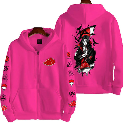 Naruto Uchiha Itachi Japanese anime 2026 new fashion Harajuku men's trendy casual sportswear men's couple style Coat