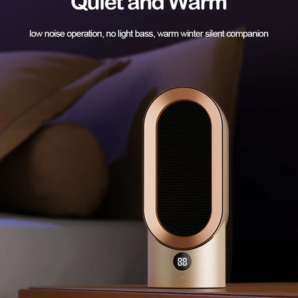 Portable Heater Electric Fan Heater Mini Radiator Desktop Warmer Machine For Winter PTC Ceramic Heating For Home Bedroom Office