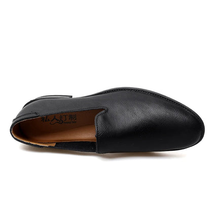 Big Size 47 48 mocassini da uomo Slip On scarpe Casual in pelle estate punta a punta larghezza stretta stile coreano Slip-On in morbida pelle