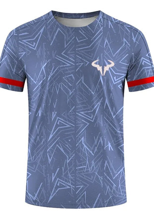 Série de badminton et de tennis T-shirt col rond à manches courtes pour sports extrêmes en plein air homme et femme imprimé 3D
