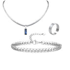 Pietra Blu / Necklace 42-47CM / Bracelet 18-23CM