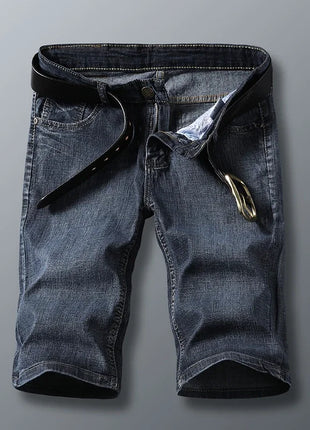 Jorts in denim slim da uomo stile classico da uomo Estate New Business Fashion Thin Stretch Short Casual jorts da uomo