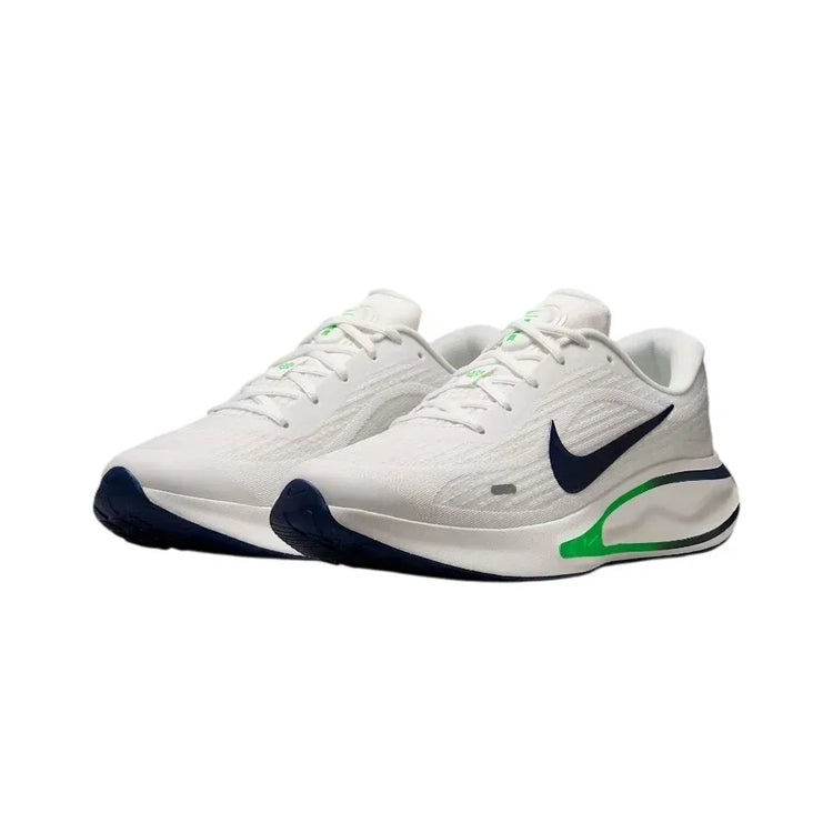 Nike Journey Run Sneakers, White, Running Shoes, Cushioned, Breathable Mesh, Unisex FN0228-113
