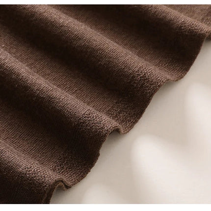 Women's Clothes High-quality Cashmere Skirts Fashionable Mulberry Silk Knitted A-line Skirts Women's High-waisted Umbrella Skirt PlatiNum