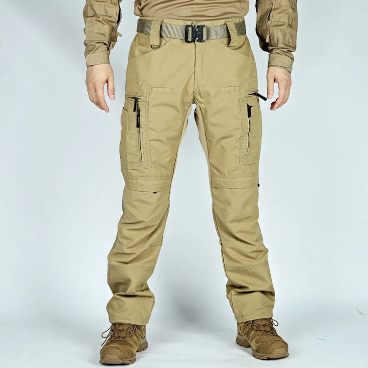 Men's Outdoor Tactical Pants With Multi Pocket Combat Training Hunting Cargo Pants Waterproof Wear-resistant Workwear Pants