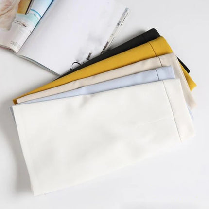 Minigonne estive Donna Chiffon Nero Bianco Moda Ufficiale Faldas 2022 Mujer Coreano Gonna a tubino Vita alta Breve Jupe femminile