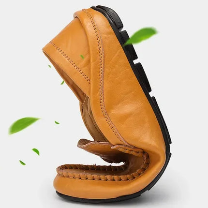 Scarpe da Uomo Casual in Pelle, Mocassini di Design, Slip-on, Scarpe da Barca di Alta Qualità, Chaussure Homme