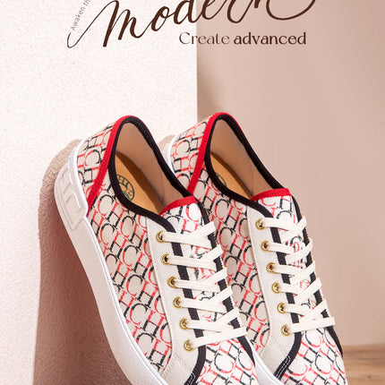C-H Women's Casual Shoes  Autumn New Comfortable Canvas Shoes Skeleton Correction Woman Walking Shoes