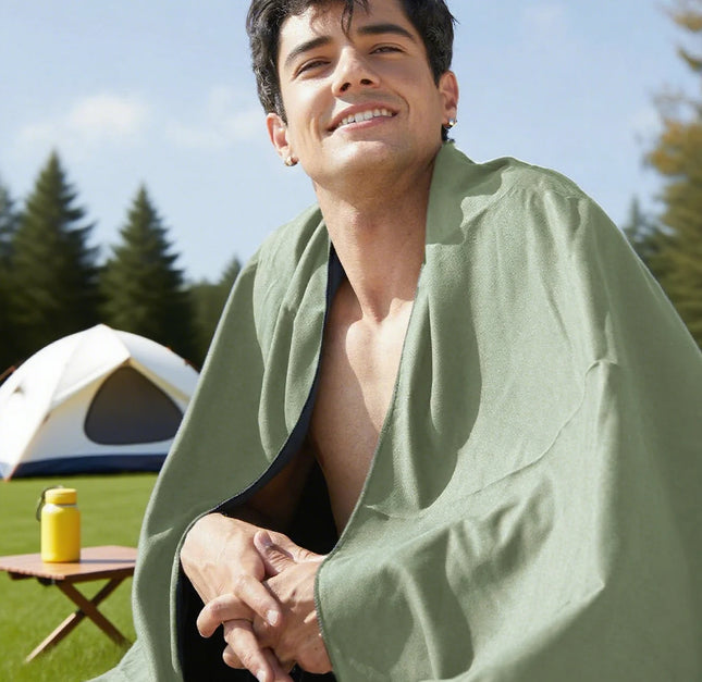 High-quality microfiber towel, 6 sizes, ultra-absorbent, quick-drying, portable bag, gym, yoga, beach, camping, travel, lightweight