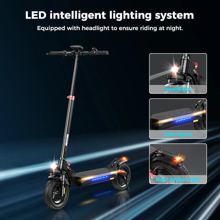 IScooter iX3 1000W max potente Scooter elettrico 40KM gamma 10 pollici fuoristrada pneumatico elettrico Kick Scooter 10Ah 40 KM/H Scooter per adulti