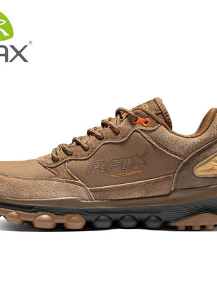 RAX Running Shoes Men&Women Outdoor Sport Shoes Breathable Lightweight Sneakers Air Mesh Upper Anti-slip Natural Rubber Outsole PlatiNum