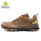 RAX Running Shoes Men&Women Outdoor Sport Shoes Breathable Lightweight Sneakers Air Mesh Upper Anti-slip Natural Rubber Outsole PlatiNum