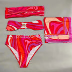 ribbon scarf swimsui / XL