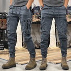 2025 New Men's Cargo Pants Tactical Military Work Pants Outdoor Jogger Casual Trousers Straight Leg Spring Autumn Utility Pants