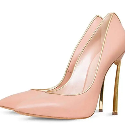 Nuove donne di estate pompe superficiale peep-toe tacchi alti scarpe da donna donna metallo stiletto punta a punta scarpe da donna Zapatos De Mujer platinumshop