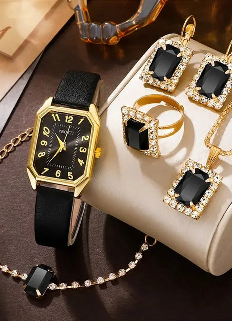 Orologi da donna quadrati di moda di lusso Orologio da polso al quarzo da donna di marca Classico semplice Femme Cinturino in pelle blu Relogio Feminino