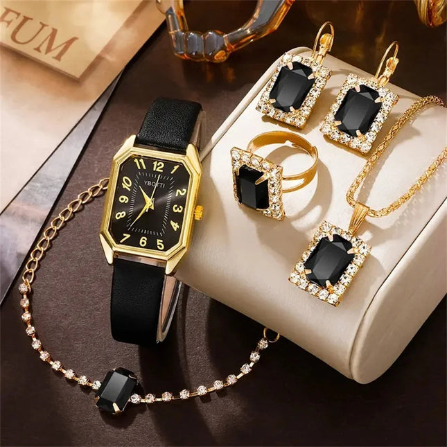 Orologi da donna quadrati di moda di lusso Orologio da polso al quarzo da donna di marca Classico semplice Femme Cinturino in pelle blu Relogio Feminino platinumshop