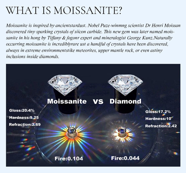 KNB Real 0.5-1ct Moissanite Diamond Round Stud Earrings for Women 925 Sterling Silver Wedding Earring Luxury Fine Jewelry Gifts PlatiNum