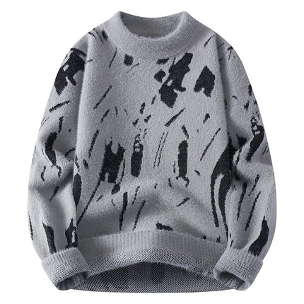Autumn Winter Sweaters for male men O-neck sweater men Student youth sweaters  Men's Casual Knitwear Pullover Top