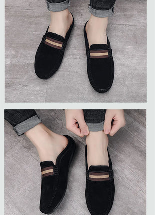 Mocassino 2026 ‌   Scarpe da uomo leggere estive, modello mocassino, slip-on traspiranti casual con mezza soletta, per uomo
