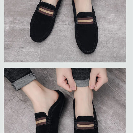 Mocassino 2026 ‌   Scarpe da uomo leggere estive, modello mocassino, slip-on traspiranti casual con mezza soletta, per uomo