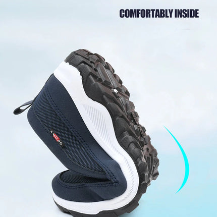 Scarpe da ginnastica da trekking da uomo, scarpe da ginnastica da viaggio ortopediche traspiranti, comode per attività all'aperto, escursioni, passeggiate