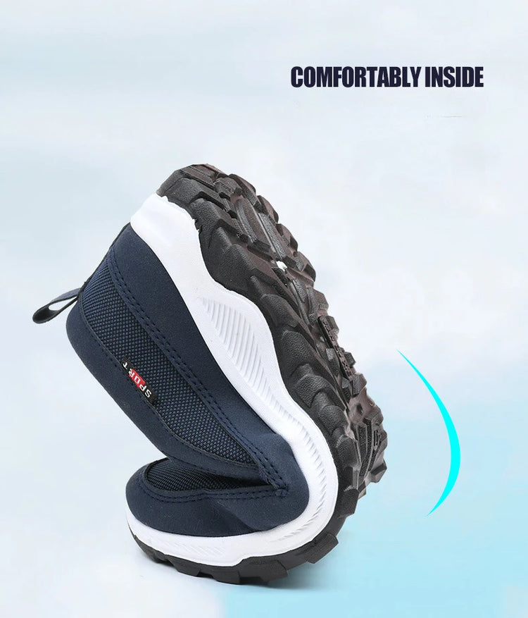 Scarpe da ginnastica da trekking da uomo, scarpe da ginnastica da viaggio ortopediche traspiranti, comode per attività all'aperto, escursioni, passeggiate