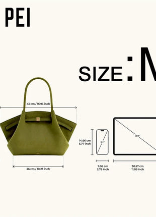 Borsa a Mano di Lusso JW PEI per Donne, Borsa a Tracolla in Pelle, Design Elegante, Grande Capacità, Borsa Hobo con Manico Superiore, Shopper per Lavoro