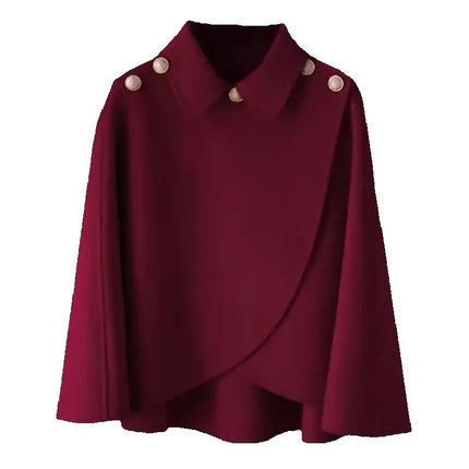 Women's Woolen Shaw Coat 2025 Autumn Winter Korean Version Short Ladies Jacket Temperament Elegant Femme Woolen Outerwear